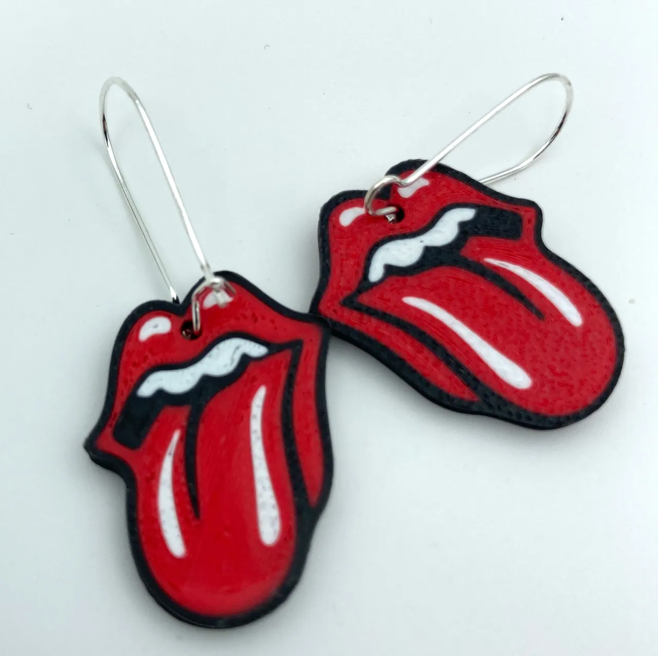 Pendientes Rolling Stones / Earrings Rollin Stones view 3