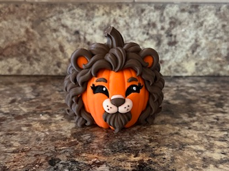 Wizard of Oz Cowardly Lion Pumpkin - 1