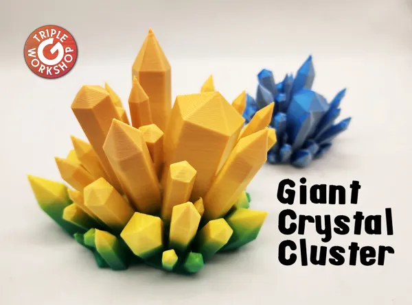 Amas de cristaux géant