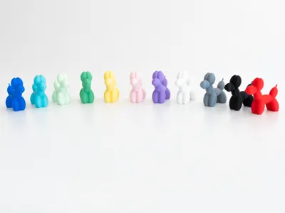 Cute mini balloon dog