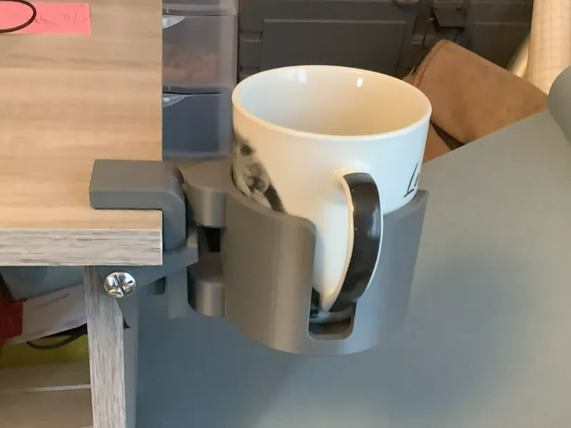 quick clamp mug holder