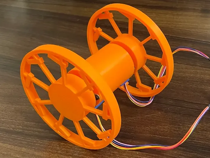 2WD Panjandrum-like Robot