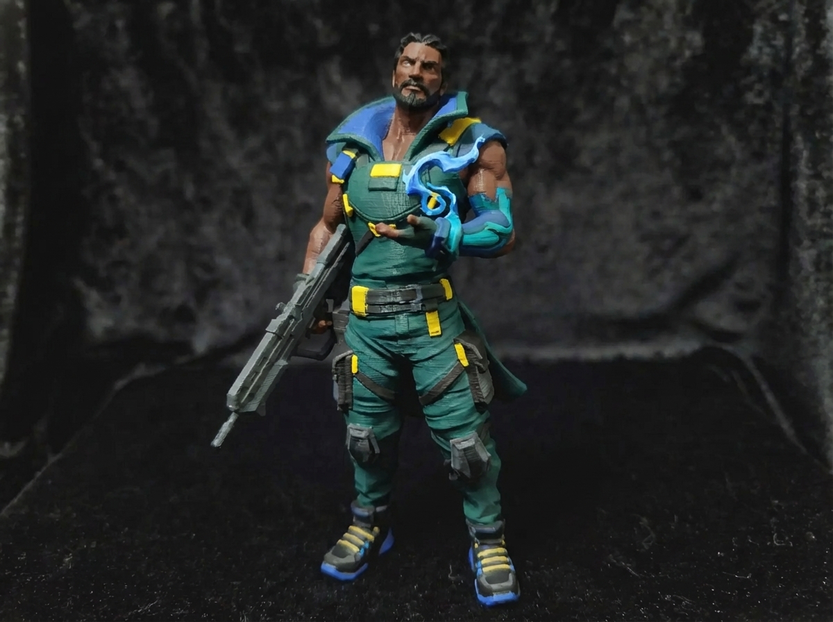Miniatura 5 do modelo 3D 无畏契约大合集，21个人物都在每个配置对应不同人物