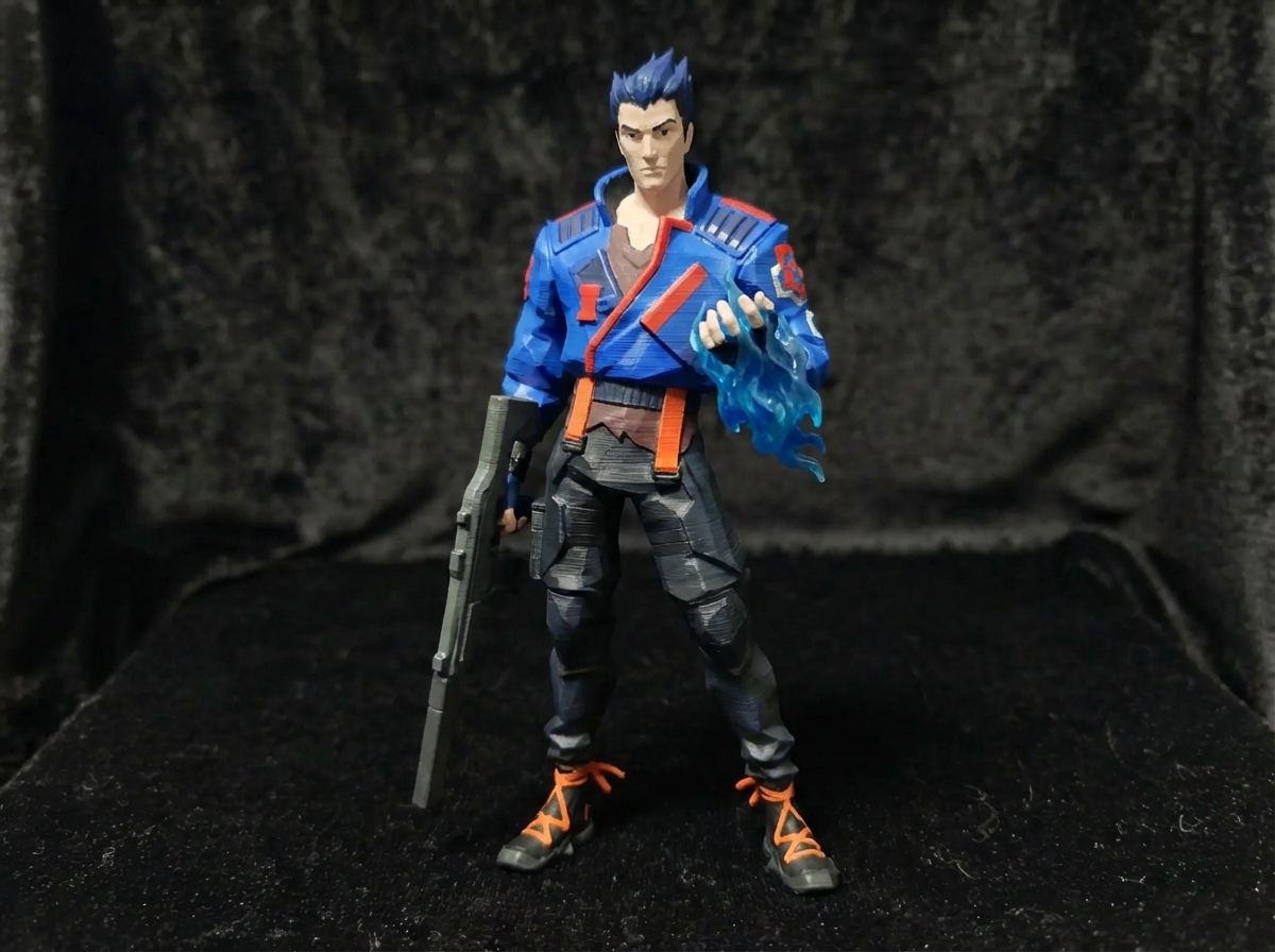 Miniatura 21 do modelo 3D 无畏契约大合集，21个人物都在每个配置对应不同人物