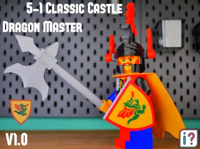 5-1 Classic Castle Dragon Master Figure
