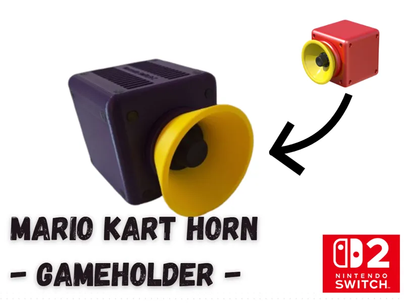 Switch 2 Mario Kart Horn - Nintendo Games holder