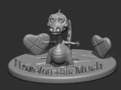 Baby Dragon Valentine