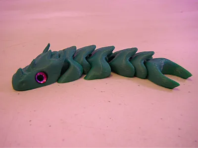 Free To Sell! Smooth Baby Dragon Glass eye Version