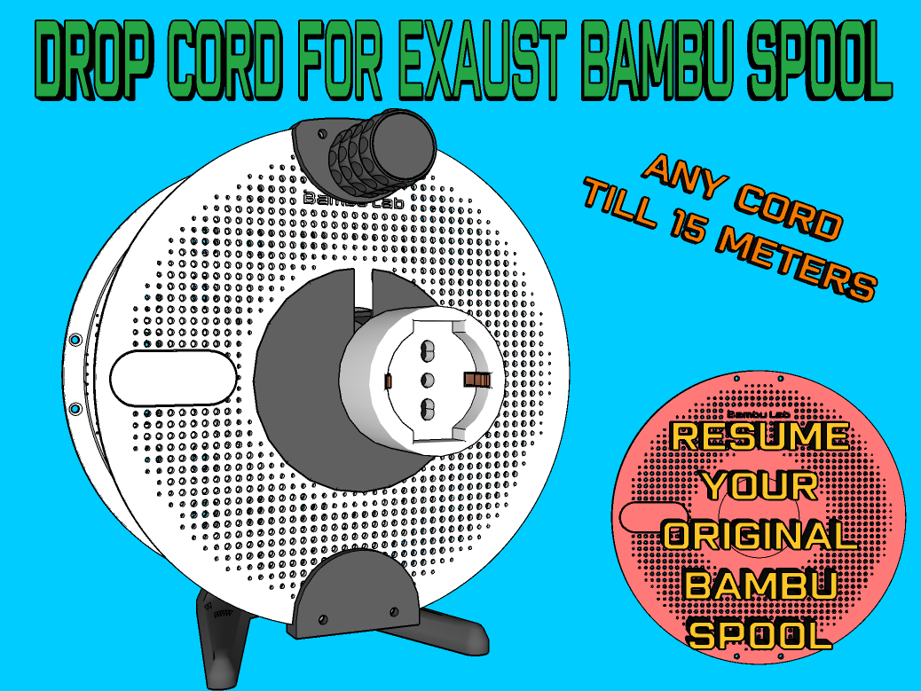 DROP CORD FOR EXAUST BAMBU SPOOL