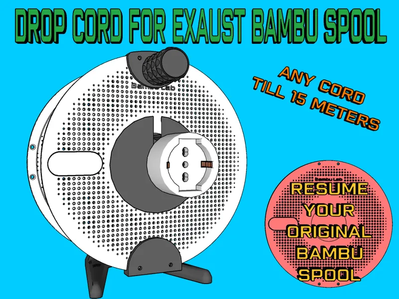 DROP CORD FOR EXAUST BAMBU SPOOL