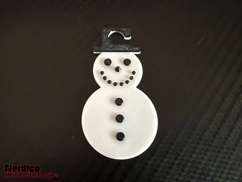 Snowman christmas tree hanger