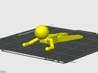 Trapped Figure Door Stopper