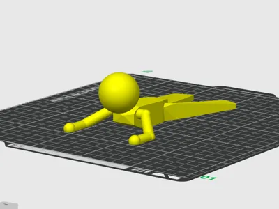 Trapped Figure Door Stopper