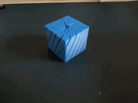 Cube twisty (fidget)