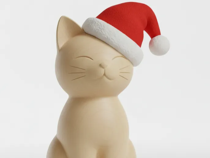 Cute Christmas Cat