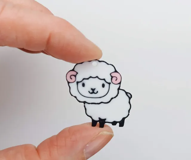 sheep earrings