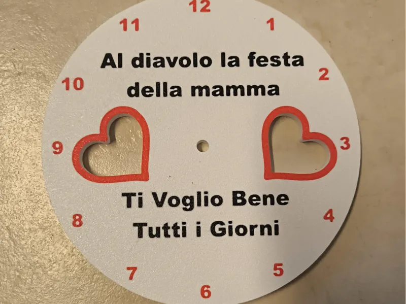 orologio festa della mamma