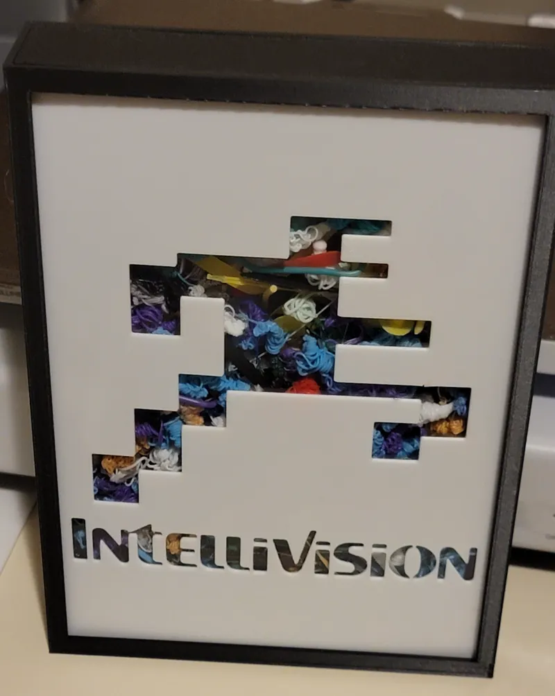 Intellivision Faceplate for Filament Purge Box