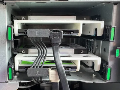 HP Z440 Workstation dual 2.5" HDD cage conversion
