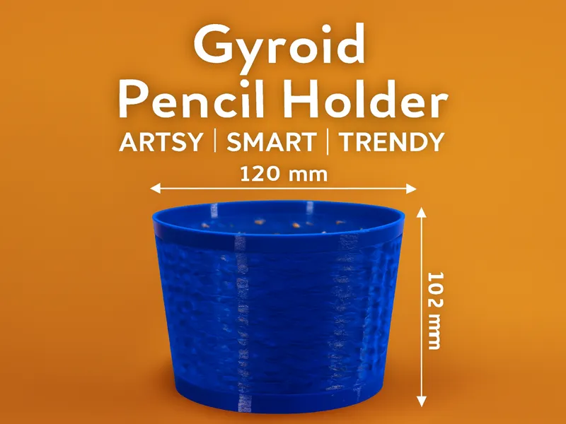 Gyroid Pencil Holder