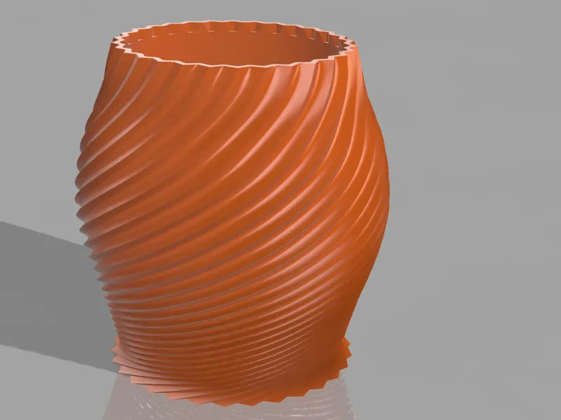 Spiral vase