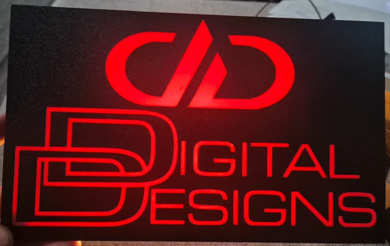 DD Digital Design Lampe, Lightbox, Leuchtkasten