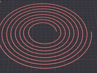 Printable filiment with core