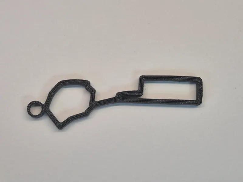 Baku Circuit F1 Keychain