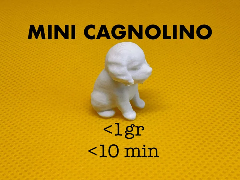 mini cagnolino - 2 gr - 15 minuti