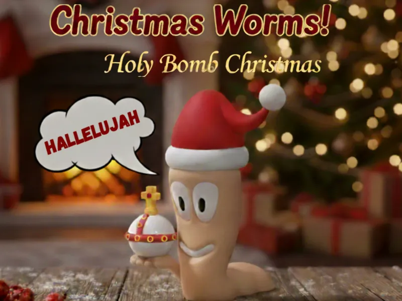 Christmas Holy Bomb Worms