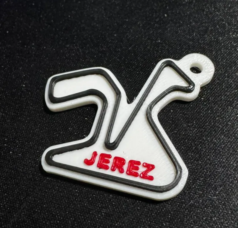 Keychain Jerez Circuit MotoGP F1 Llavero