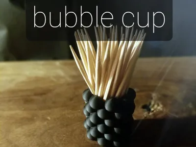 the BubleCup- toothpick and