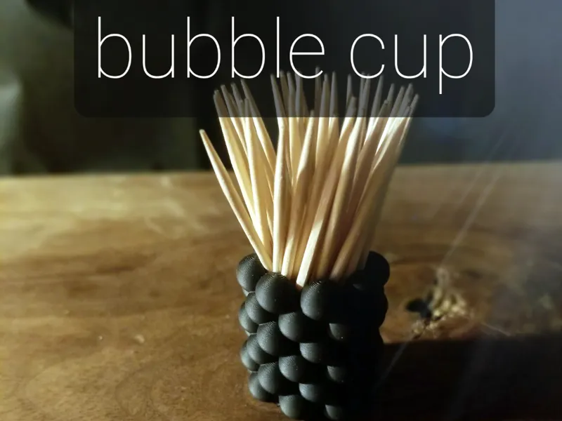 the BubleCup- toothpick and