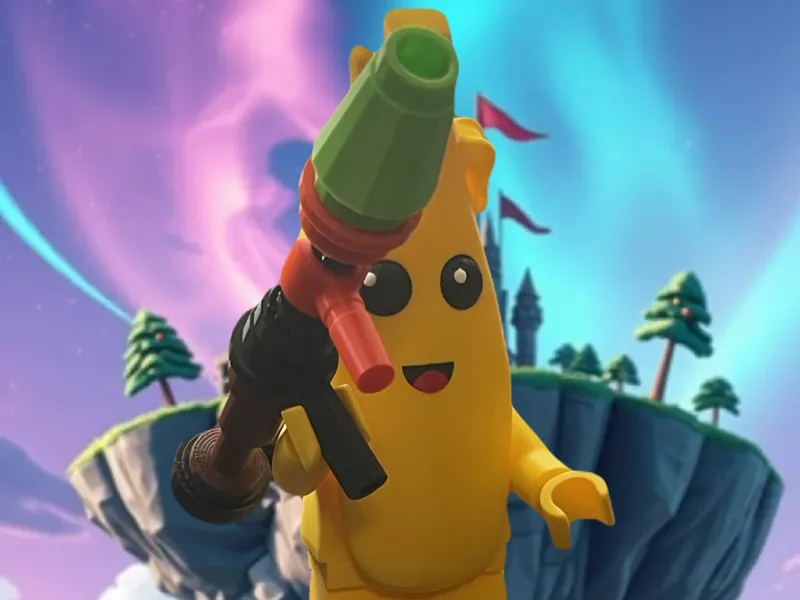 Fortnite Big Brick Rocket Launcher !!