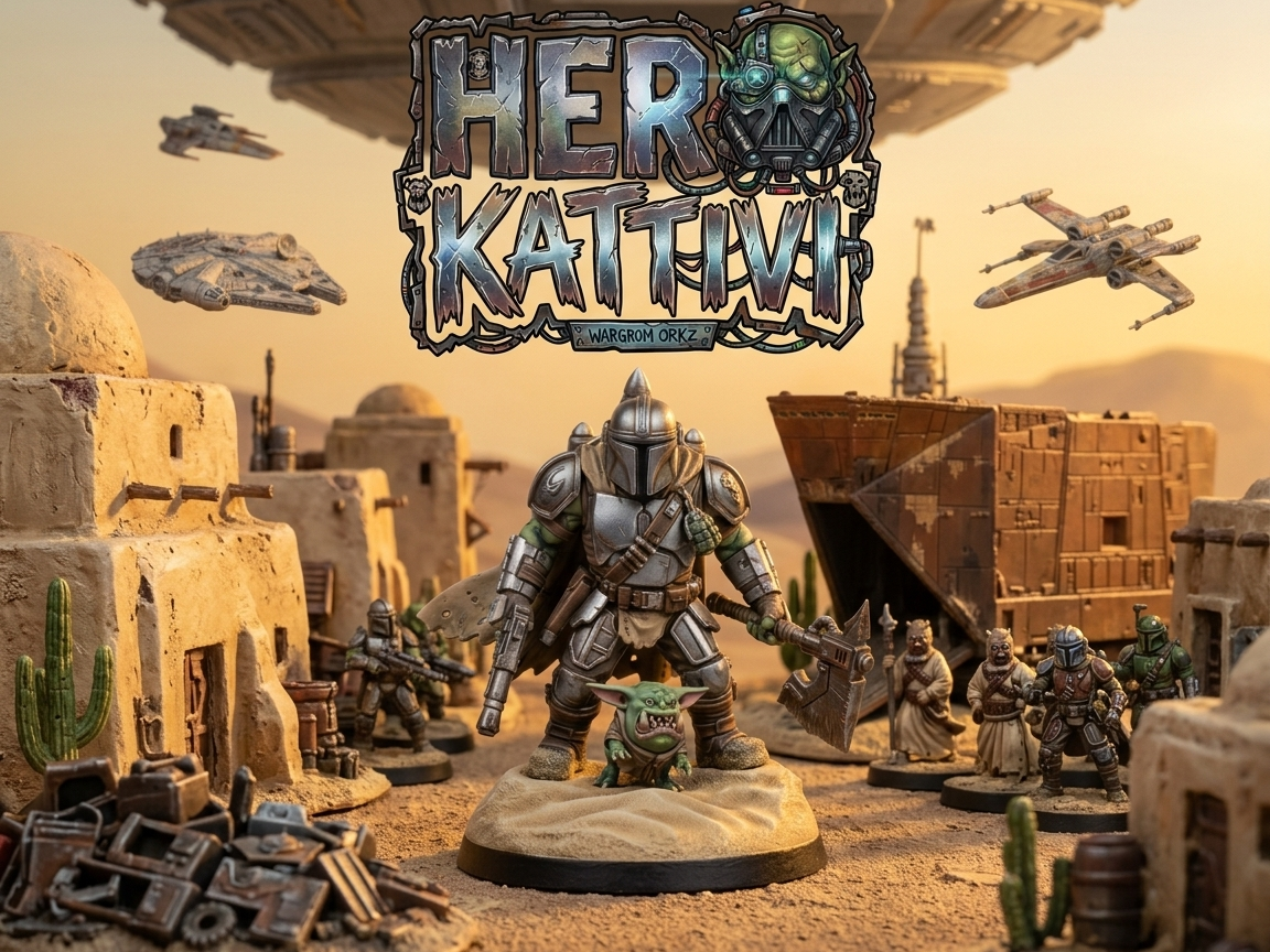HERO KATTIVI MANDALORIAN AND GROGU - 1