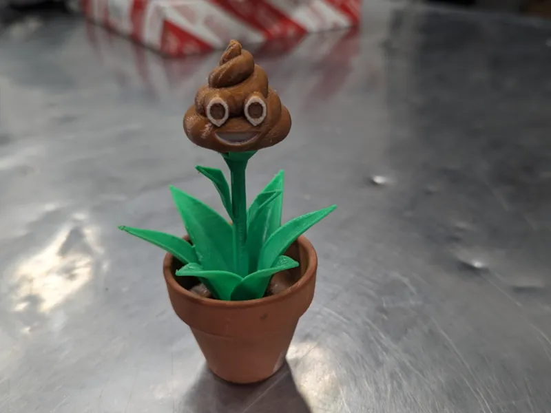 Poop Emoji Flower