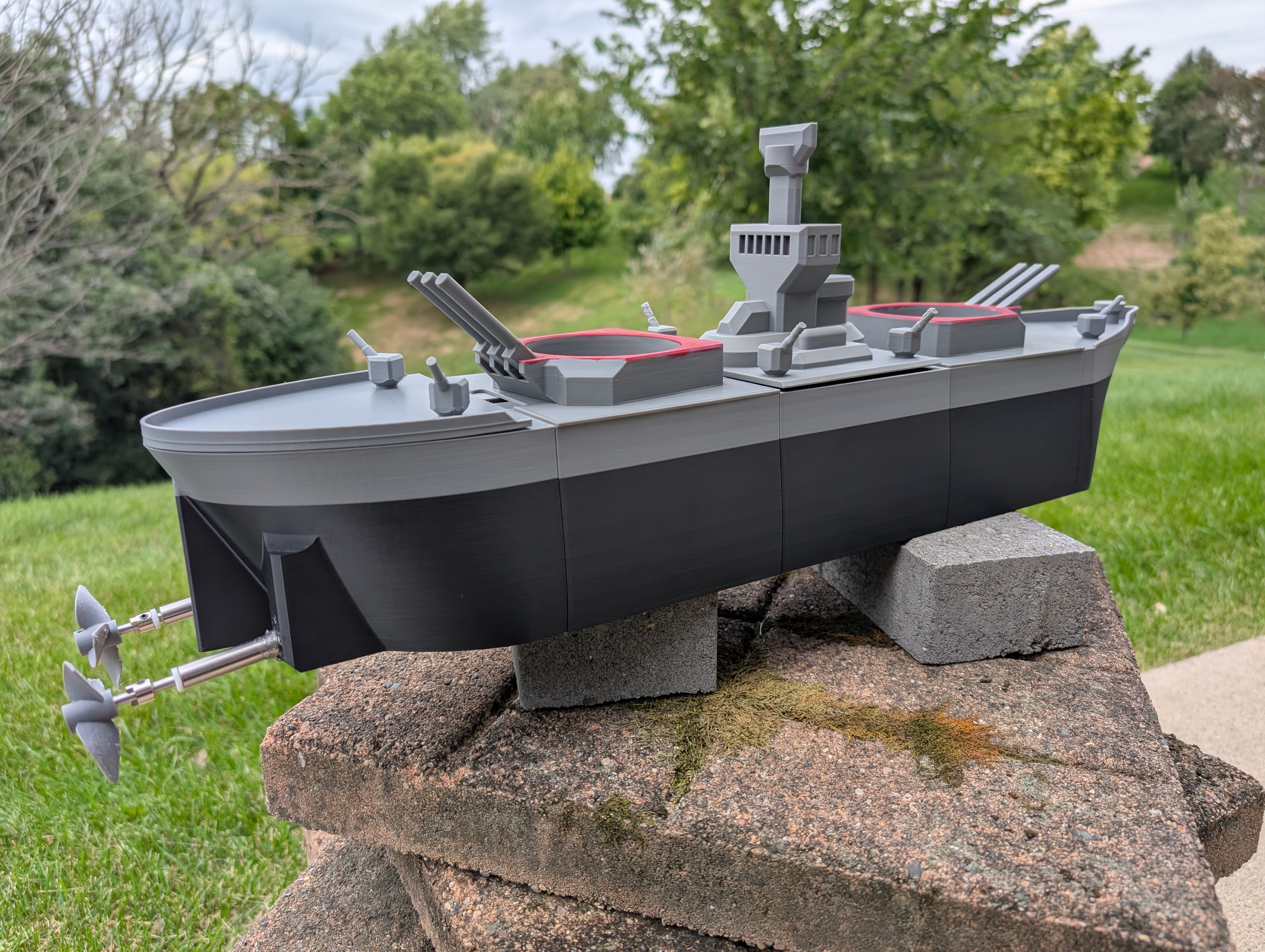 CyberCan - RC Stern for Bottleship/CanTainer - 1