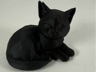 Cute little low poly cat