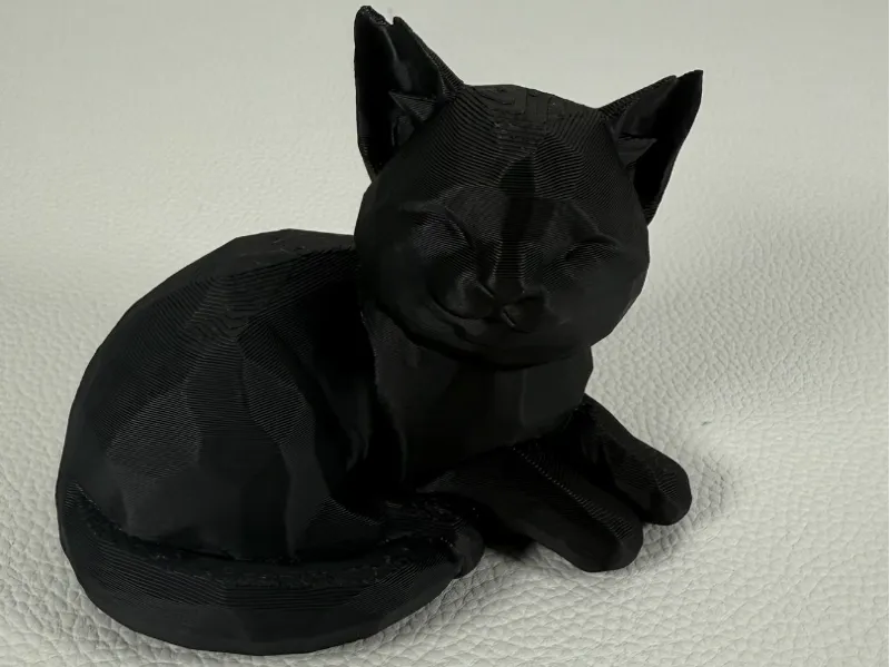 Cute little low poly cat