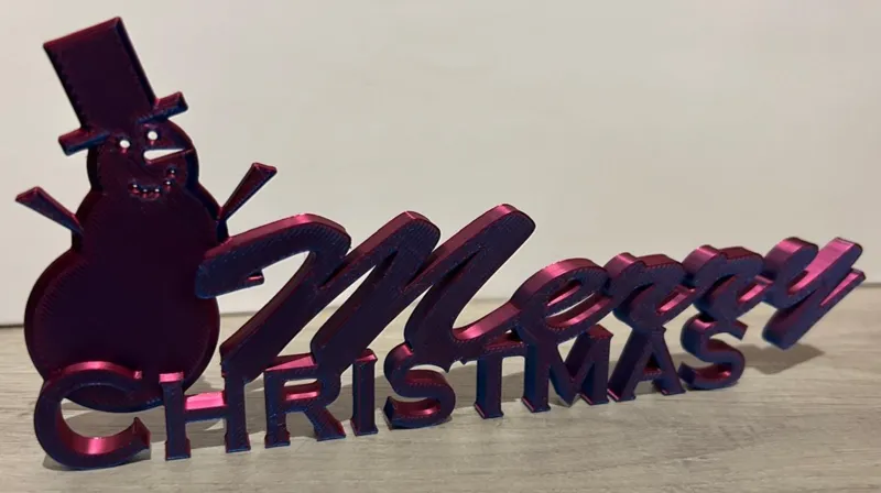 Merry Christmas - Aufsteller