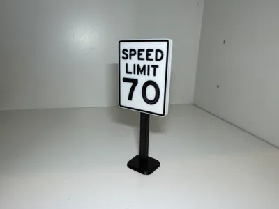 Speed Limits - US Road Mini Signs by 3D Print Creative Endeavors ...