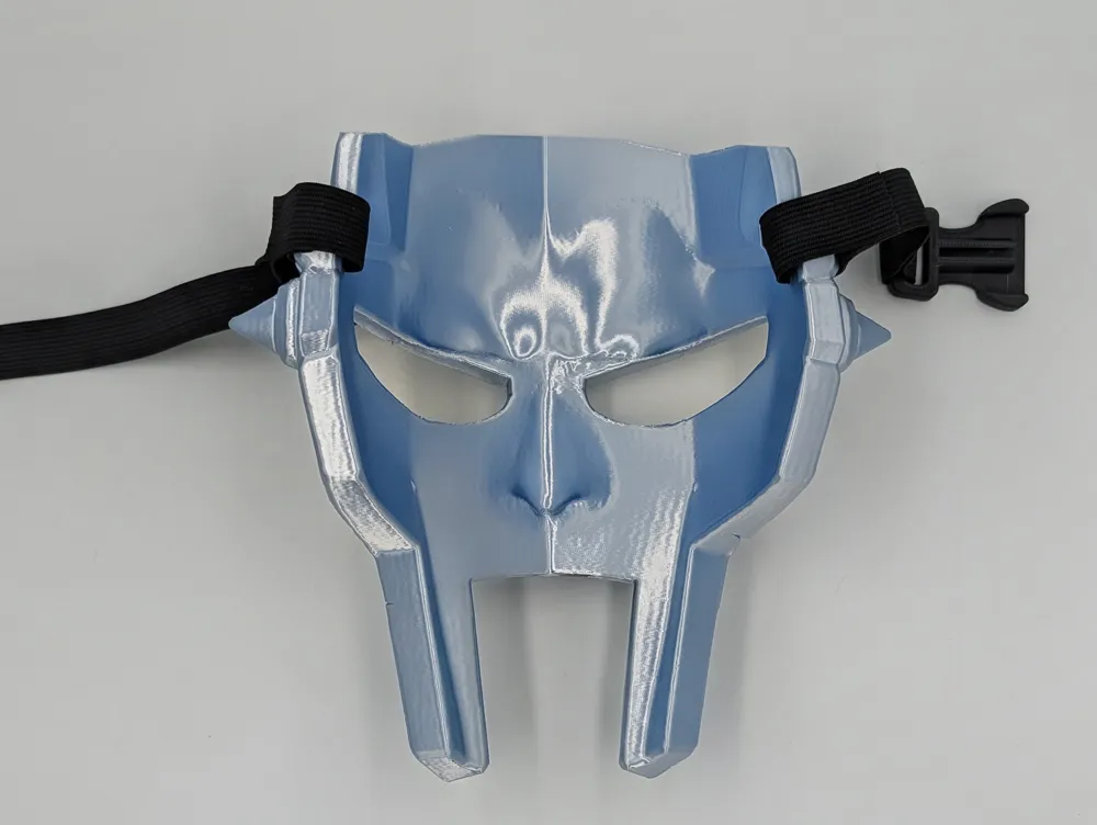 Battle Damaged MF DOOM Mask - Free 3D Print Model - MakerWorld