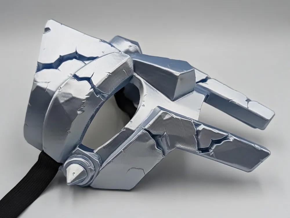 Battle Damaged MF DOOM Mask - Free 3D Print Model - MakerWorld