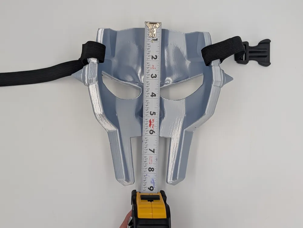 Battle Damaged MF DOOM Mask - Free 3D Print Model - MakerWorld