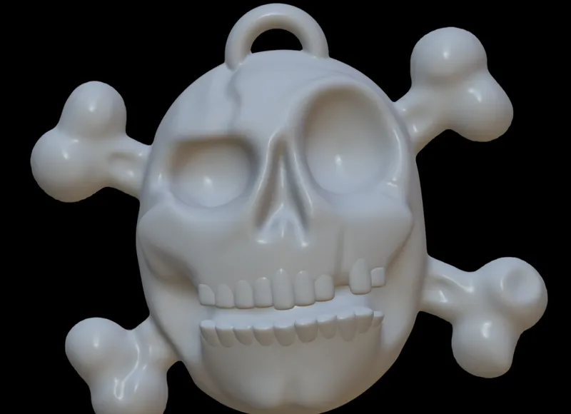 Skull and Crossbones Necklace