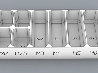侧刻螺丝盒子 V2 M2-M6 STEP