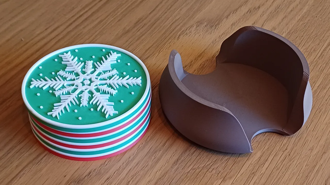 Christmas Coasters view 3