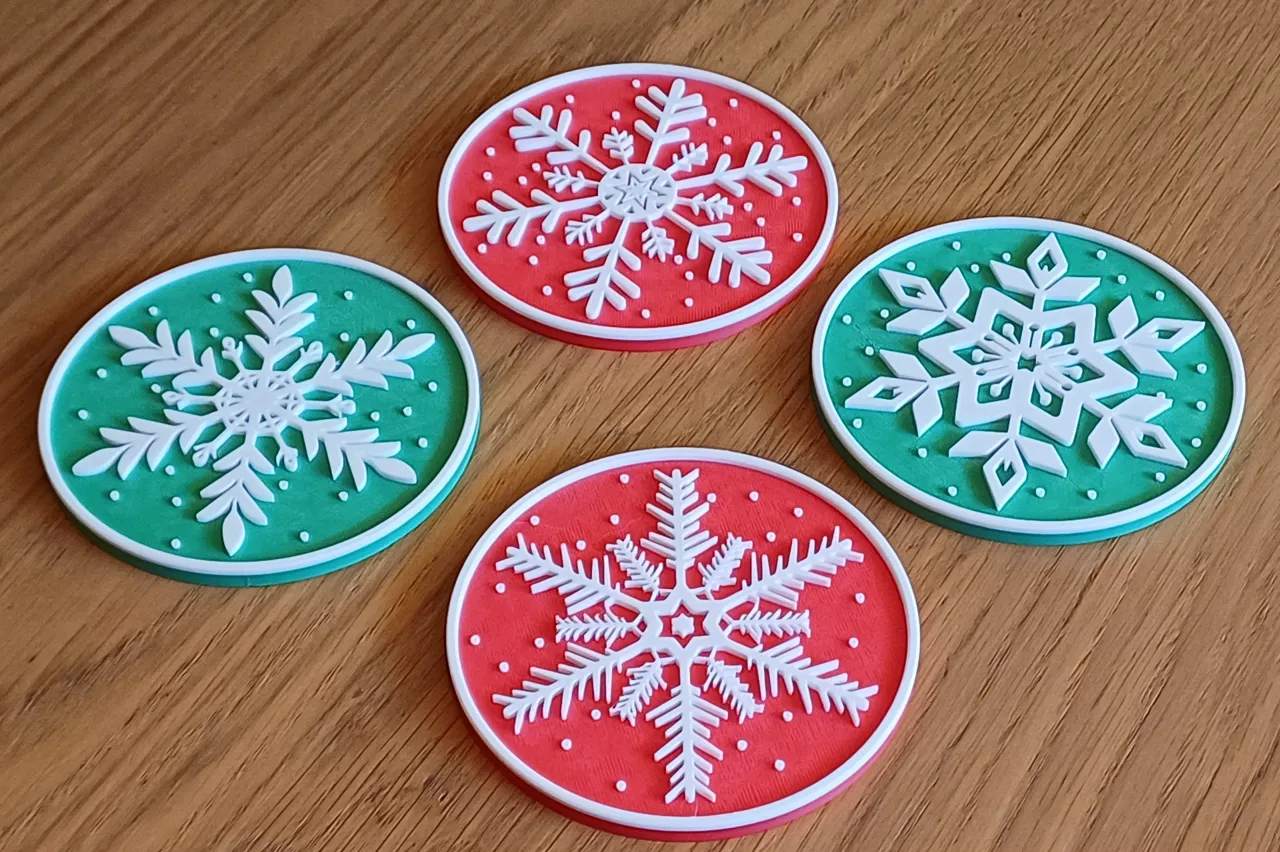 Christmas Coasters view 4