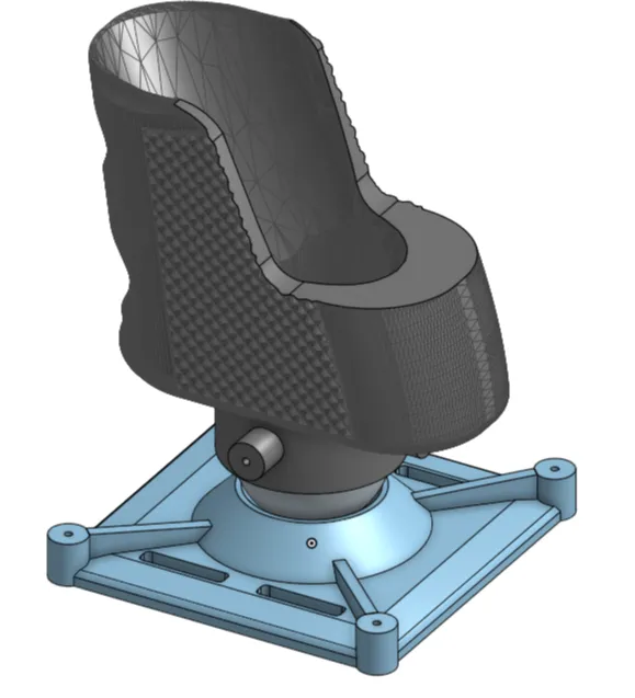 Quest 2 Controller flight stick adapter