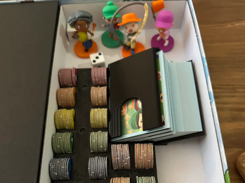 Monopoly coins & cards sorter 